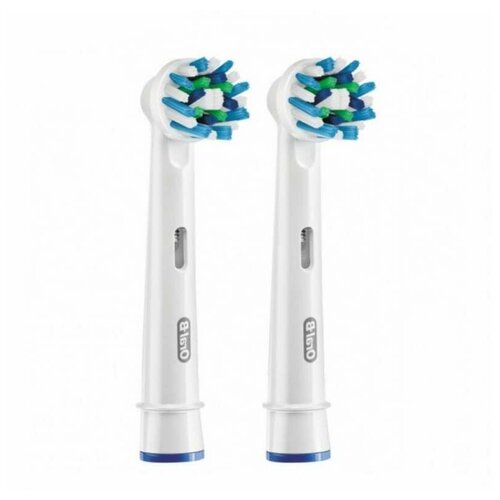 Насадки Braun Oral-B Cross Action (2 шт) насадка braun oral b cross action black 1 шт