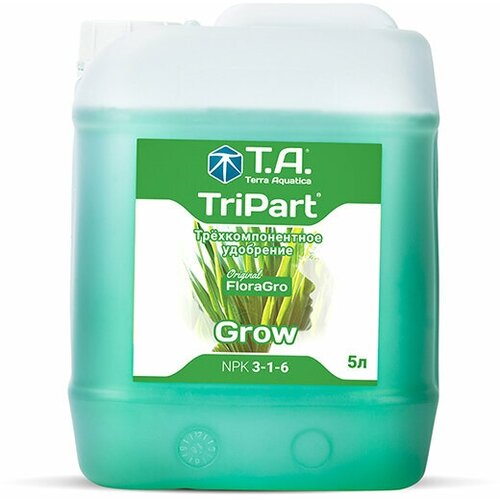 Удобрение минеральное для вегетации Terra Aquatica TriPart Grow 5 л