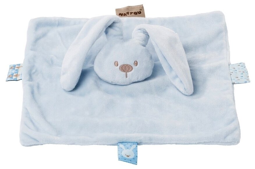 Игрушка мягкая Nattou Doudou Lapidou Кролик sky blue 878098