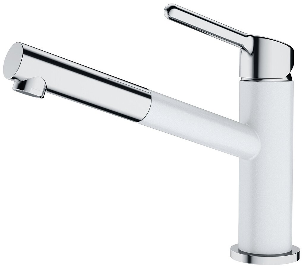 фото Смеситель Franke Orbit (выдвижной шланг) 115.0623.139 белый