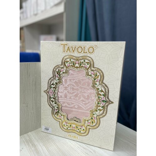 Скатерть Tavolo 160x220 Розовый 1500₽