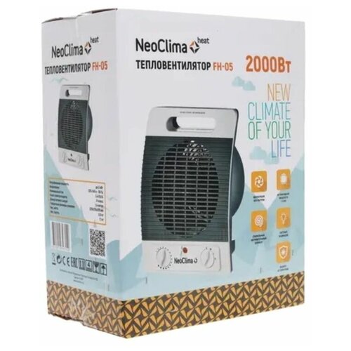 Тепловентилятор настольный NeoClima FH-05 618800₽