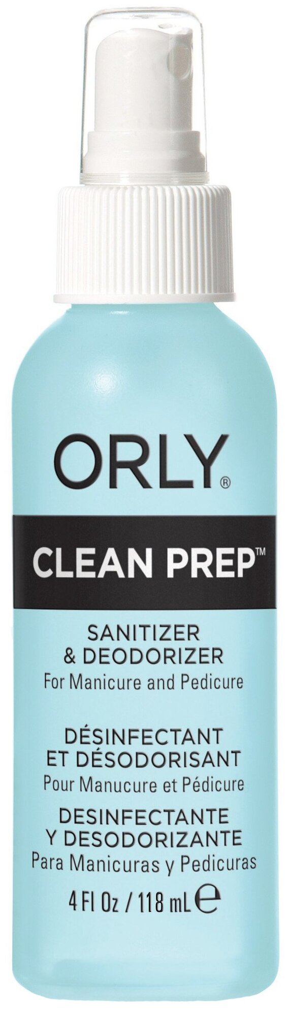 Средство для дезинфекции и глубокого очищения ногтей CLEAN PREP ORLY 118мл