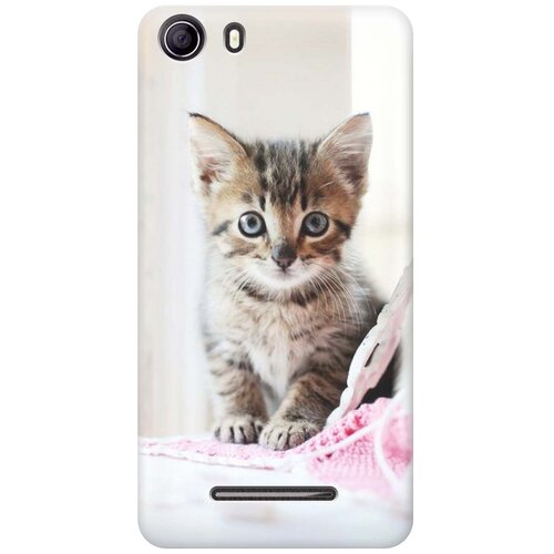 фото Cиликоновый чехол на bq bqs - 5065 choice / би кью 5065 с принтом "милый котенок" gosso