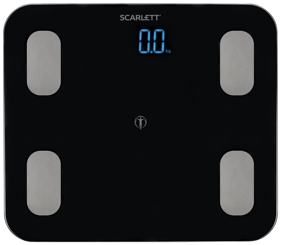 Весы напольные электронные Scarlett SC-BS33ED46 черный (bs33ed46)