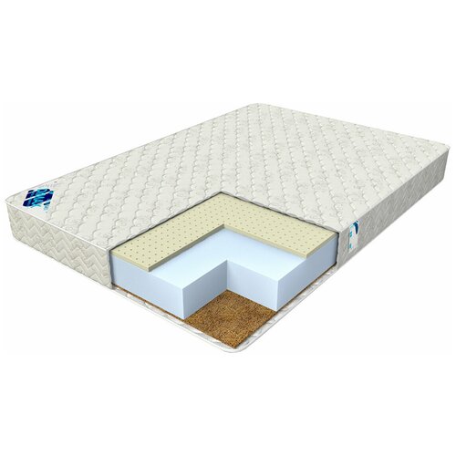 фото Матрас dimax практик чип ролл 14 латекс кокос, 185x190 см, белый