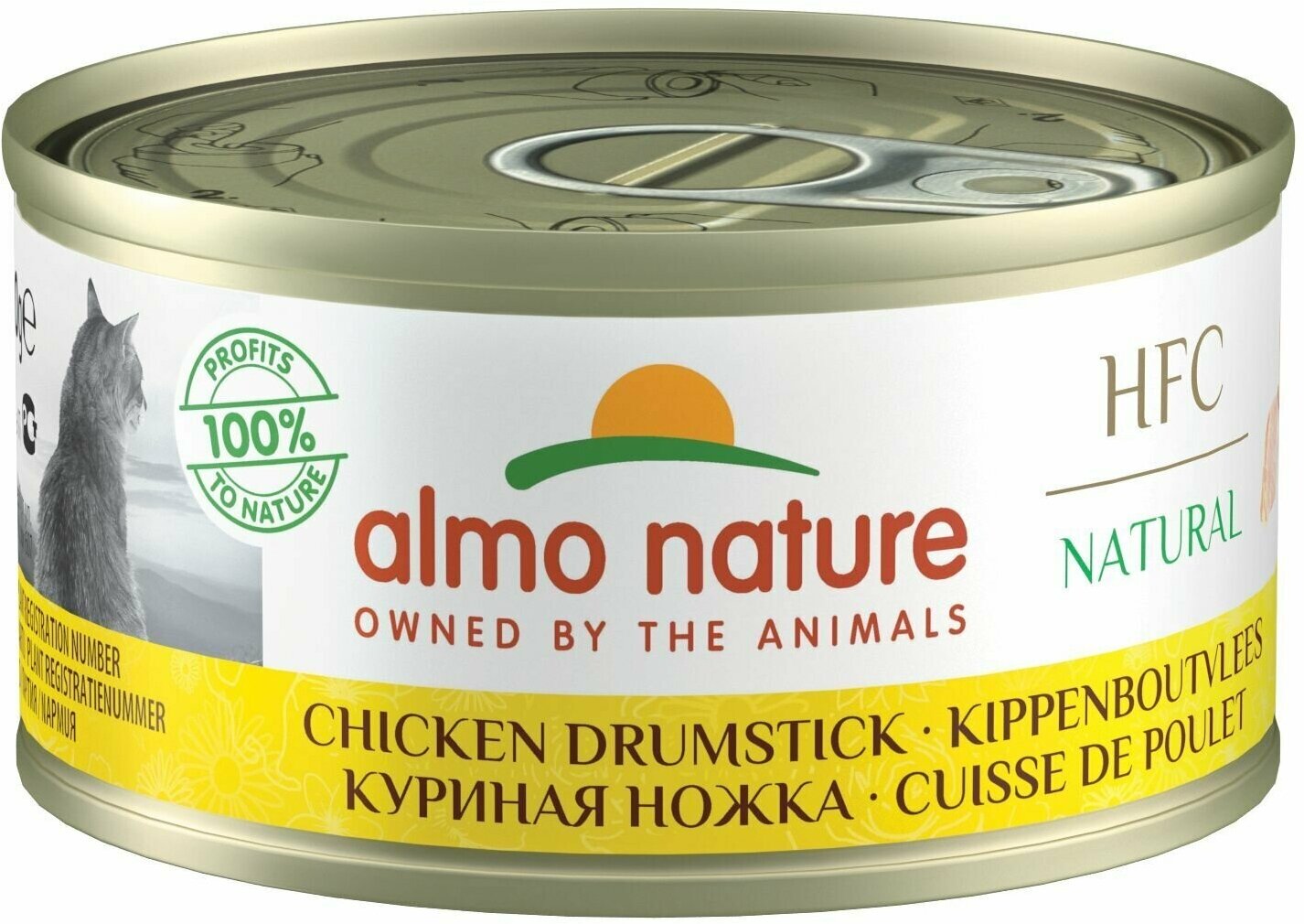 Almo Nature Консервы для Кошек "Аппетитные Куриные бедрышки" (Ledend Adult Cat Chicken Drumstick) 0,07 кг x 1 шт.