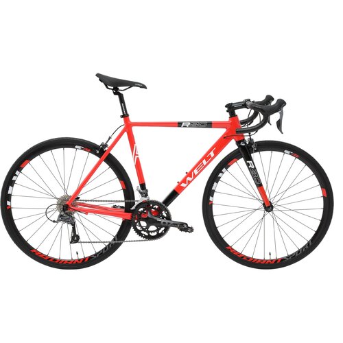 Шоссейный велосипед Welt R80 (2023) red 21 (требует финальной сборки) система shimano claris fc r2030 8ск 50 39 30t 175mm