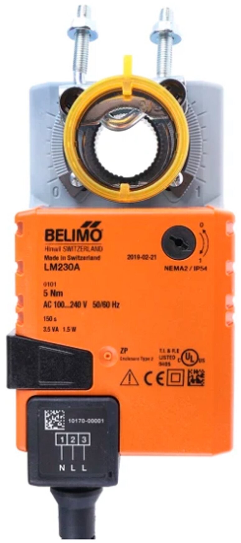 Электропривод BELIMO LM230A, 220 В; открыто/закрыто; 3-поз. управление