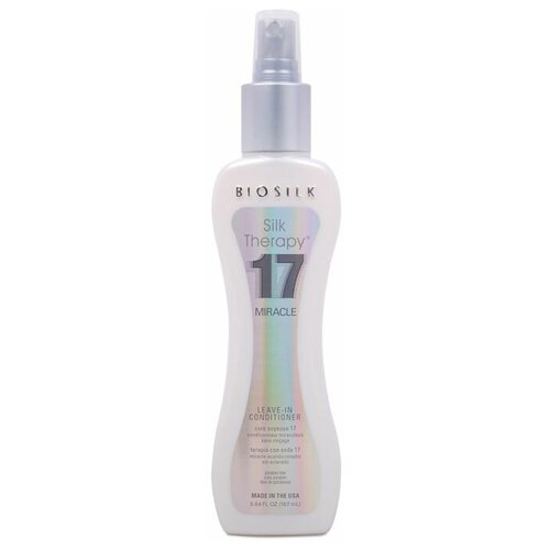 Biosilk Кондиционер несмываемый Silk Therapy Miracle 17, 167 мл шампунь шёлковая терапия chi biosilk silk therapy shampoo 355 мл