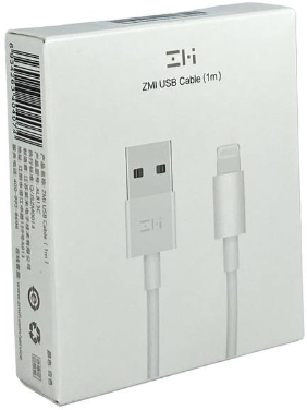 Кабель XIAOMI ZMI, USB A(m), Lightning (m), 1м, MFI, белый [al813c white] - фото №5
