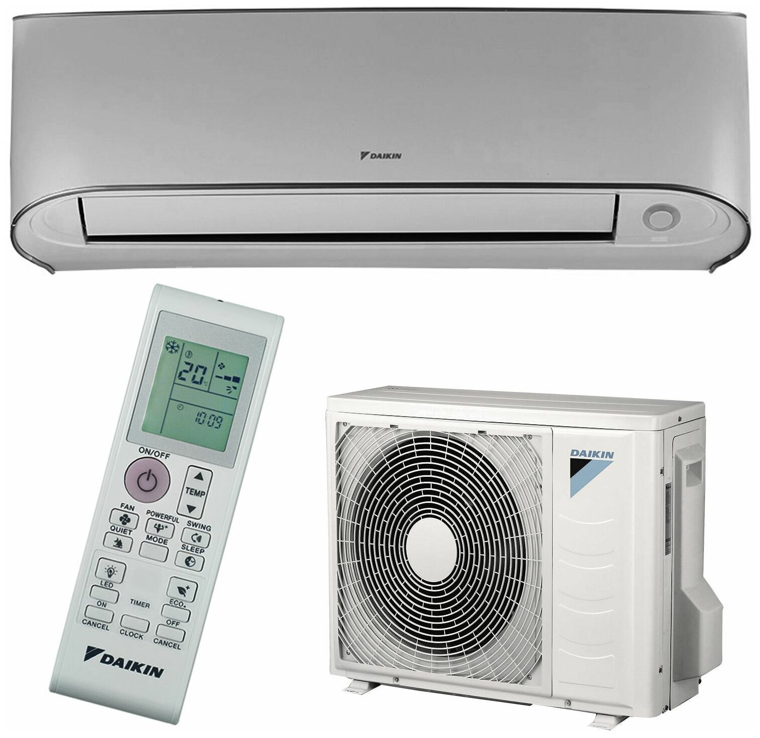 Настенная сплит-система Daikin FTXK25A / RXK25A silver - фотография № 2