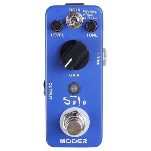 Mooer Solo Гитарный эффект Distortion stax lef 301a guitar distortion pedal realistic vintage british amplifer dist pedals high gain distortion effect true bypass