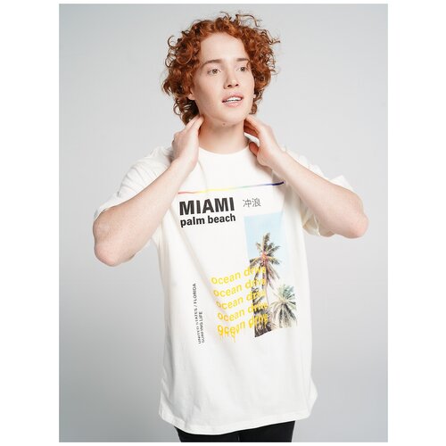 фото Футболка с кор.рукавом твое 80429 размер m, светло-бежевый, men