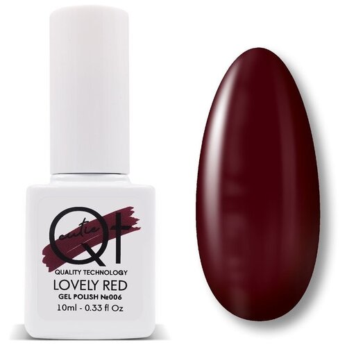 QT, Гель-лак Lovely Red №2