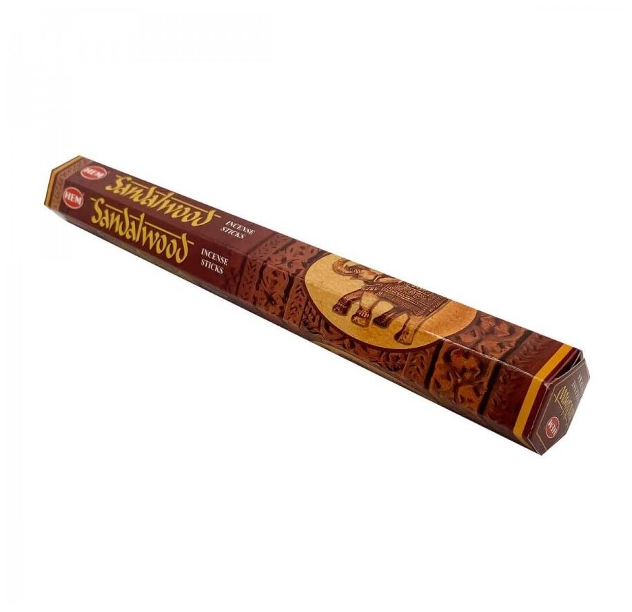 Благовоние Сандаловое дерево (Sandalwood incense sticks) HEM | ХЭМ 20шт