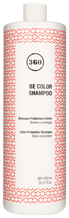 360 Hair Professional шампунь Be Color для защиты цвета волос, 1000 мл