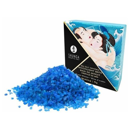 Соль для ванны Bath Salts Ocean Breeze с ароматом морской свежести - 75 гр синий 894₽