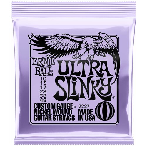 Ernie Ball 2227 струны для эл.гитары Nickel Wound Ultra Slinky (10-13-17-28-38-48) ernie ball 2227 струны для эл гитары nickel wound ultra slinky 10 13 17 28 38 48