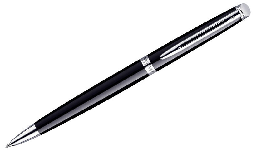 Ручка шариковая Waterman "Hemisphere Mars Black PT" синяя, 1,0мм, подарочная упаковка