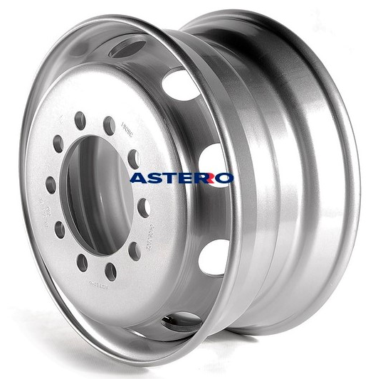 Колесные грузовые диски Asterro 1909C 8.25x19.5 10x225 ET146 D176 Серебристый (1909C)
