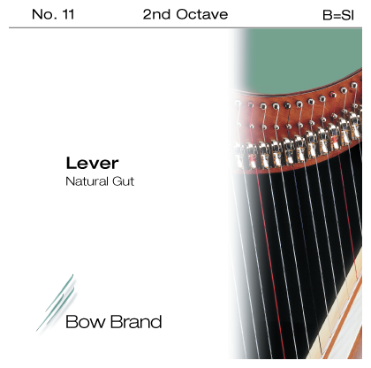 Струна B2 для арфы Bow Brand Lever Natural Gut LS-11B2