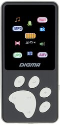 Плеер DIGMA S4 8 GB, черный/серый