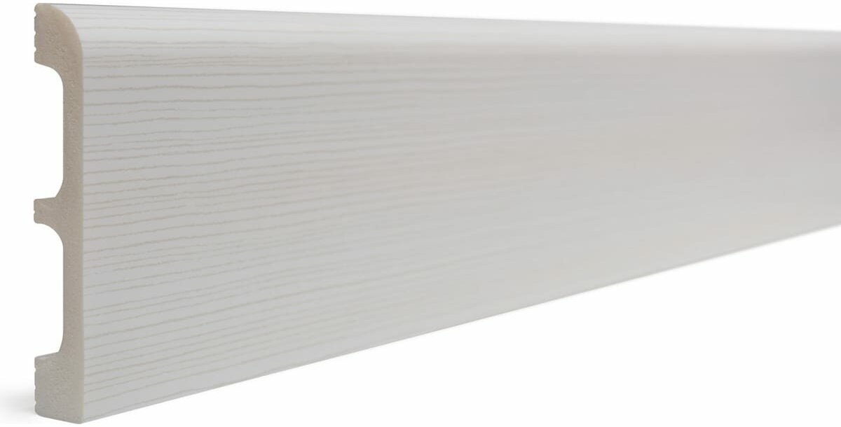 Плинтус напольный ударопрочный влагостойкий (орех 80Х13Х2400 мм) Decor-Dizayn 706-90SH