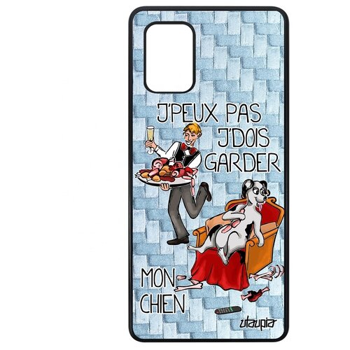 фото Чехол для мобильного samsung galaxy a71, "не могу - у меня собака!" повод карикатура utaupia