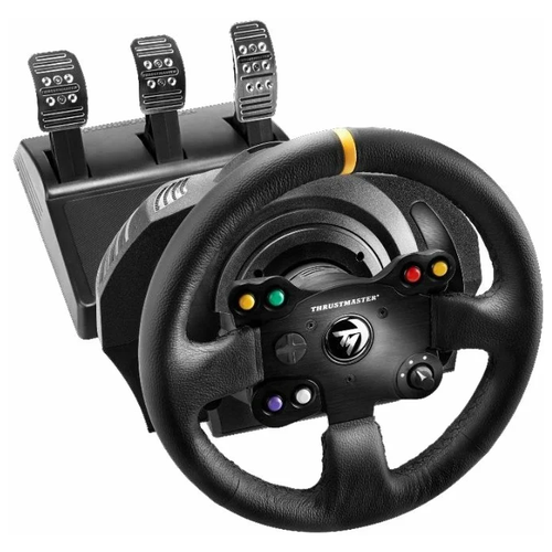 Руль Thrustmaster TX Racing Wheel Leather Edition, черный руль игровой с педалями thrustmaster ferrari 458 spider racing wheel xbox one