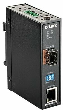 Медиаконвертер D-Link DIS-M100G-SW/A1A, 100/1000Base-X