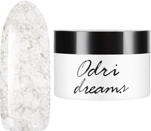 Гель-лак трехфазный IRISK Odri Dreams с эффектами, 5гр (11 White)