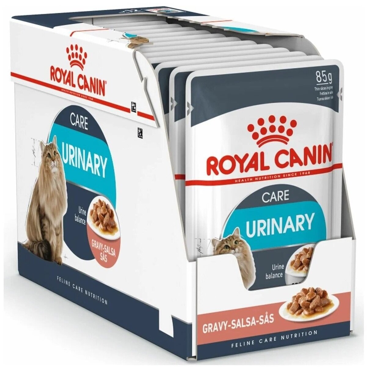 Влажный корм для кошек Royal Canin для поддержания здоровья мочевыделительной системы 12 шт. х 85 г (кусочки в соусе)