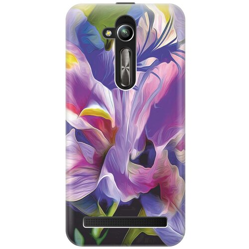 фото Cиликоновый чехол на asus zenfone go (zb500kl) / асус зенфон го (зб500кл) с принтом "цветочная абстракция" gosso