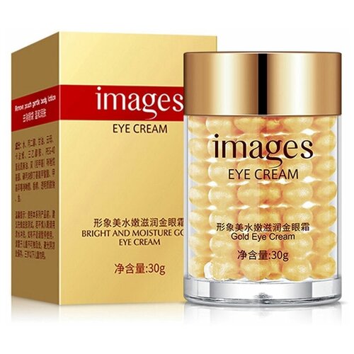 Крем-гель для глаз с биозолотом Images Bright and Moisture Gold Eye Cream 30g