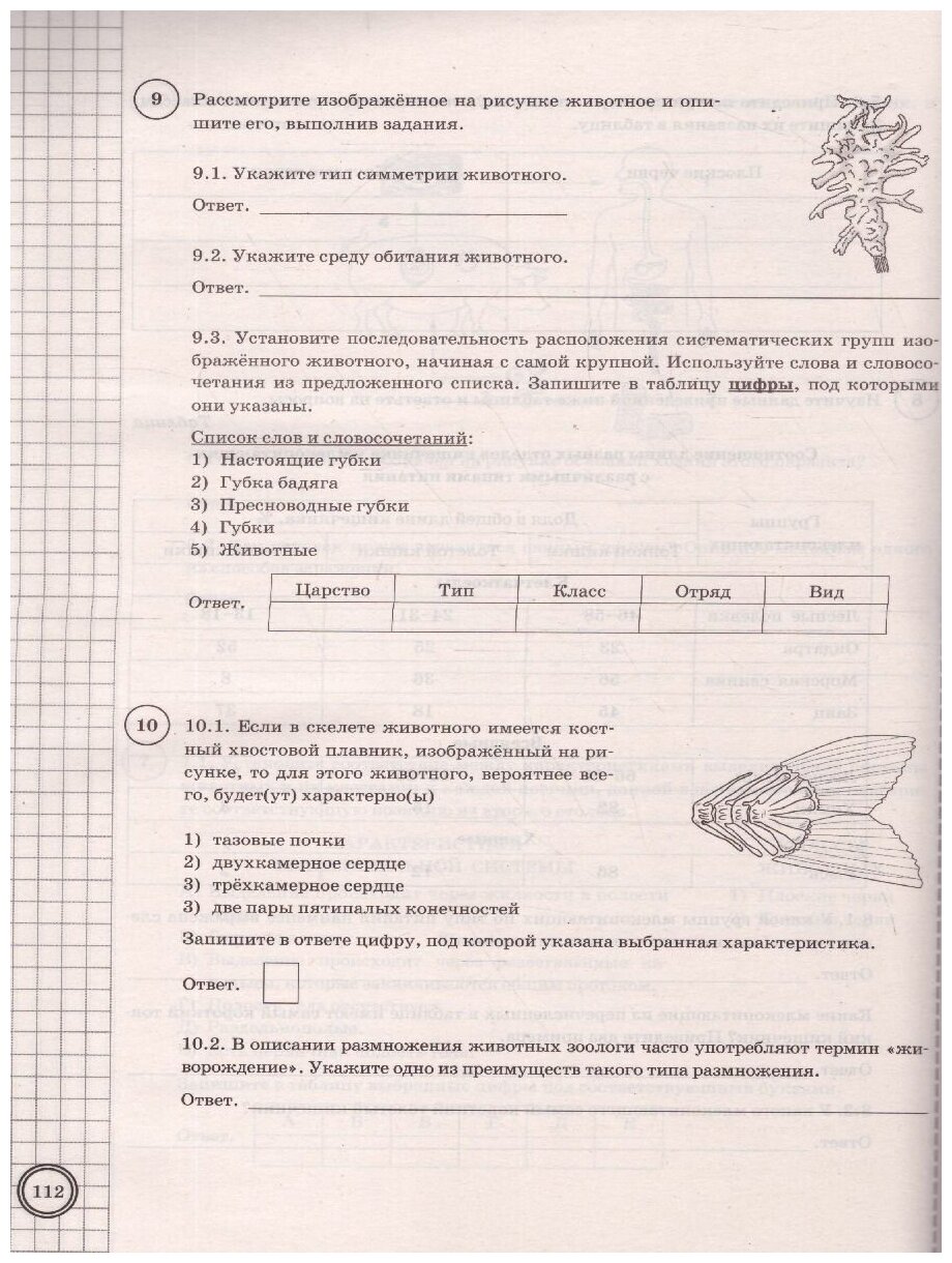 Биология Всероссийская проверочная работа 8 класс Типовые задания 25 вариантов заданий Подробные критерии оценивания Ответы - фото №2