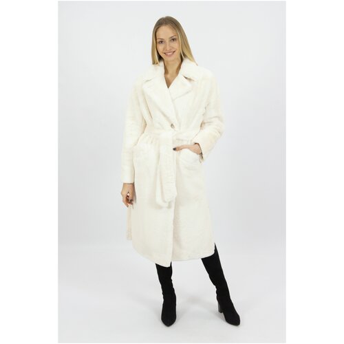 KR-135W Пальто женское св. бежевый Kristina Moda