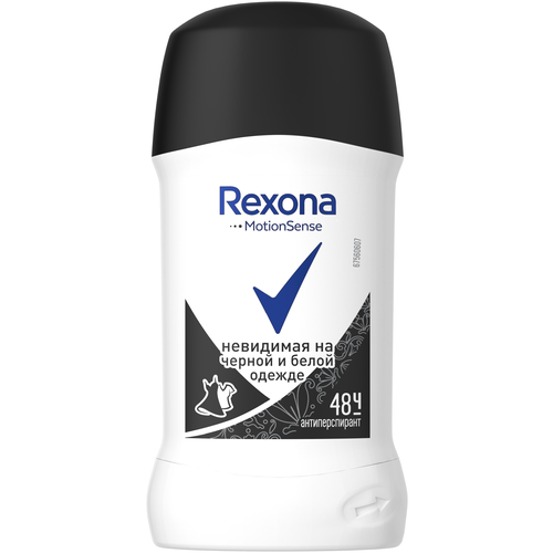 Дезодорант Rexona женский 40 мл. стик Невидимый на черном и белом (Ст.2/6)