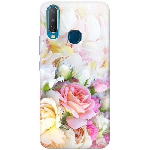 фото Re:pa накладка transparent для vivo y17 с принтом "нежные розы"