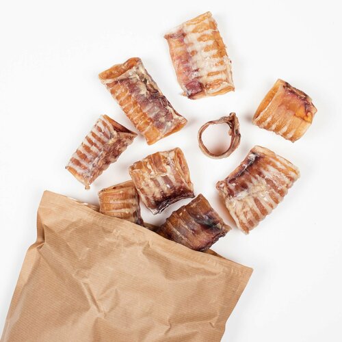 Натуральная трахея говяжья сушеная для собак Pavik (Павик) 400 г