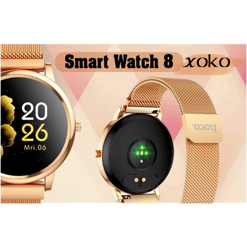 Умные часы Hoco Y8 золотые 449900₽