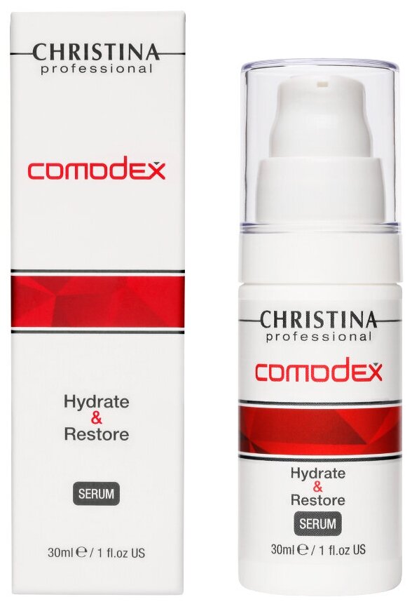 Увлажняющая восстанавливающая сыворотка Christina Comodex Hydrate & Restore Serum, 30 мл - фото №5