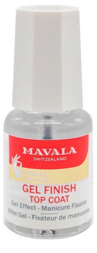 Mavala Верхнее покрытие Gel Finish Top Coat, прозрачный, 5 мл