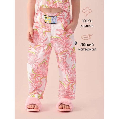 фото 88119, брюки детские хлопковые happy baby для мальчика и для девочки, на лето, для пляжа, черные с драконами, размер 86-92