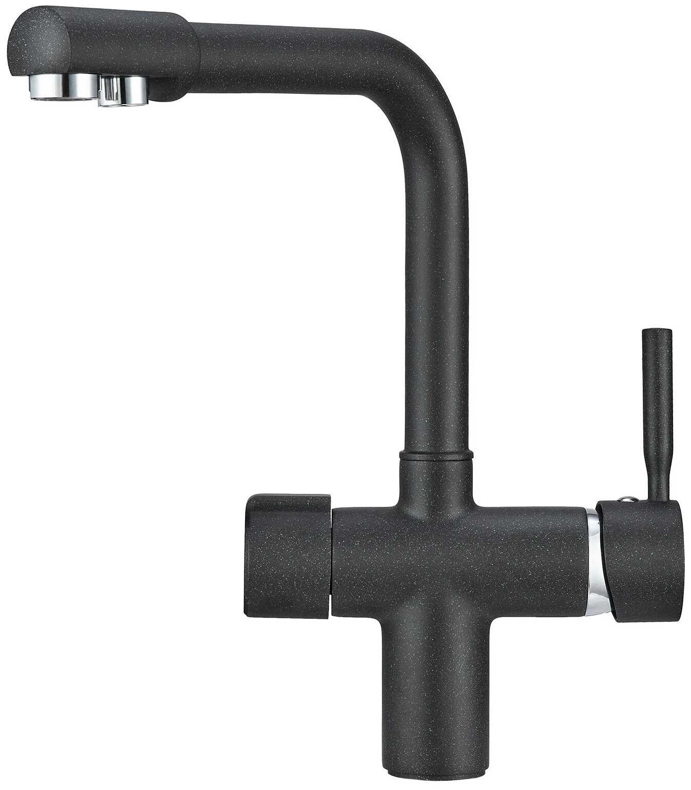 Смеситель Granula GR-2088 черный для кухни