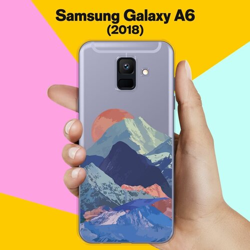 Силиконовый чехол на Samsung Galaxy A6 (2018) Горы / для Самсунг Галакси А6 2018