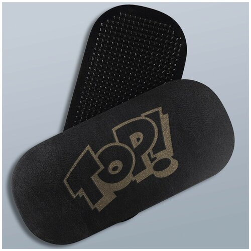 фото Доска с гвоздями садху для йоги овал комикс надписи top - 1644 черная goodwood