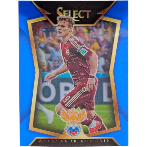 Коллекционная карточка Panini Select 2015-16 Blue - #27.2 Александр Кокорин (Ball Back Photo Variation) S0039 классическая коллекционная карточка из аниме отбеливатель подарок на день рождения коллекционная карточка памятная карточка