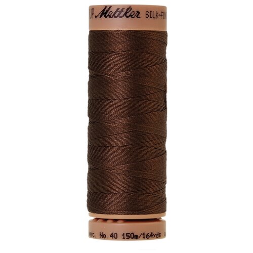 Нить для машинного квилтинга SILK-FINISH COTTON 40, 150 м 100% хлопок 0263 Redwood ( 9136-0263 )