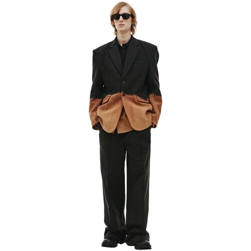 VETEMENTS Оверсайз пиджак с эффектом тай дай XL